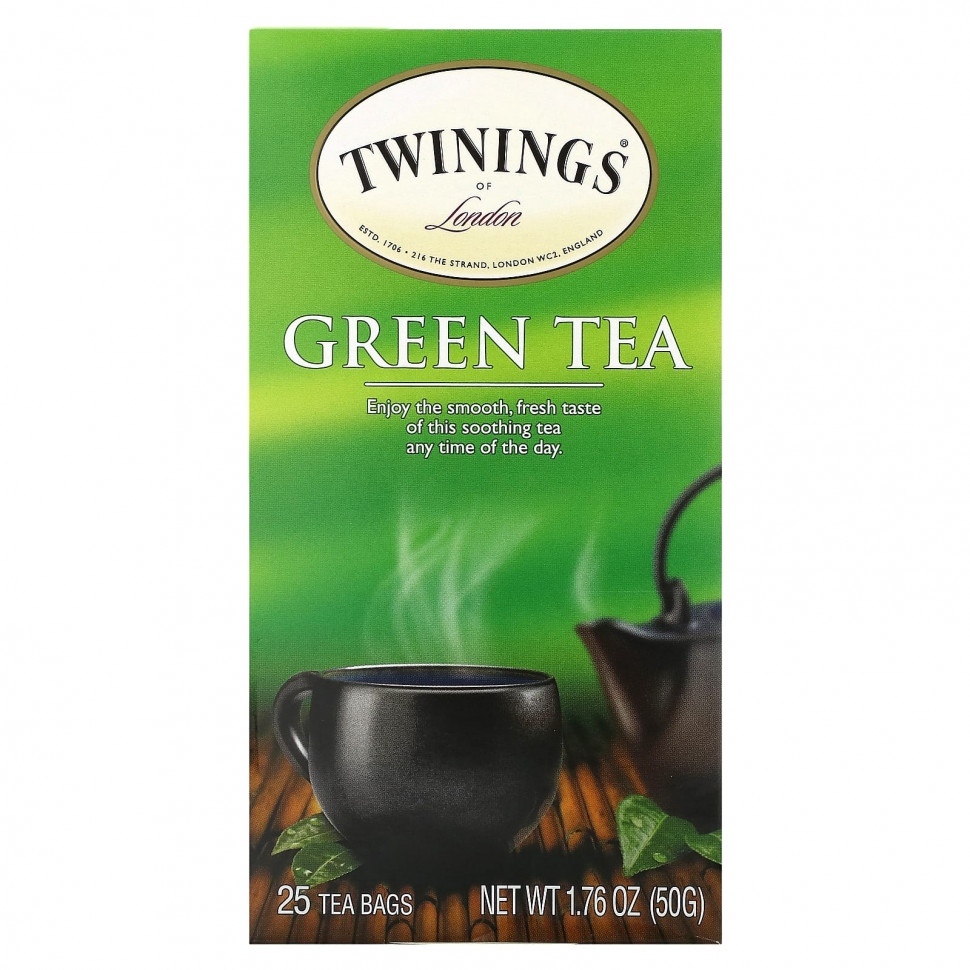   (Iherb) Twinings,  , 25  , 50  (1,76 )    -     , -, 