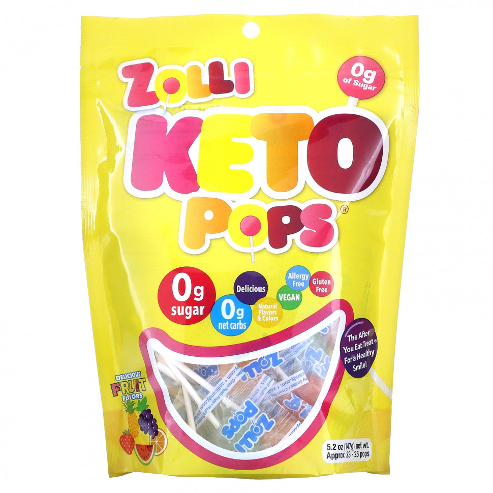   (Iherb) Zollipops, Keto Pops, , 147  (5,2 )    -     , -, 