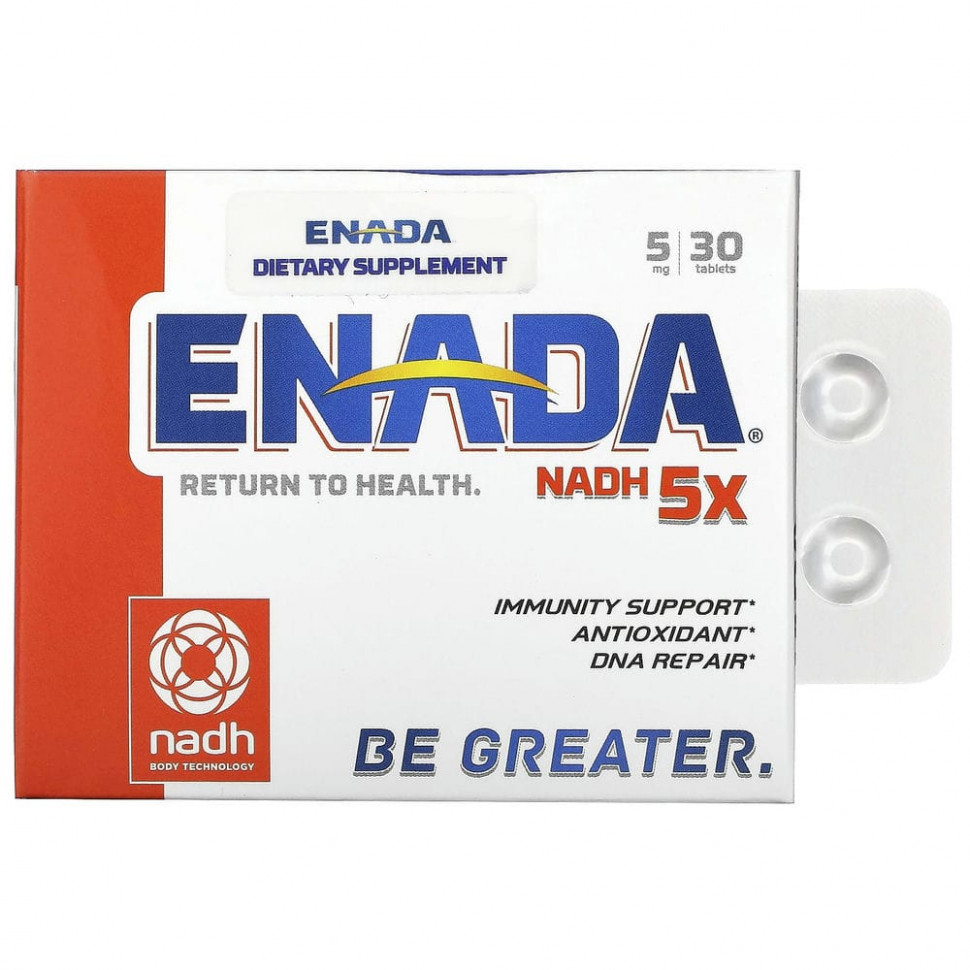   (Iherb) ENADA, NADH 5x, 5 , 30     -     , -, 