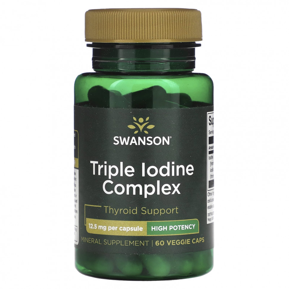 ���� ������ (Iherb) Swanson, �������� �������� ����, �����������������, 12,5 ��, 60 ������������ ������, ������ �� 3230 ���
