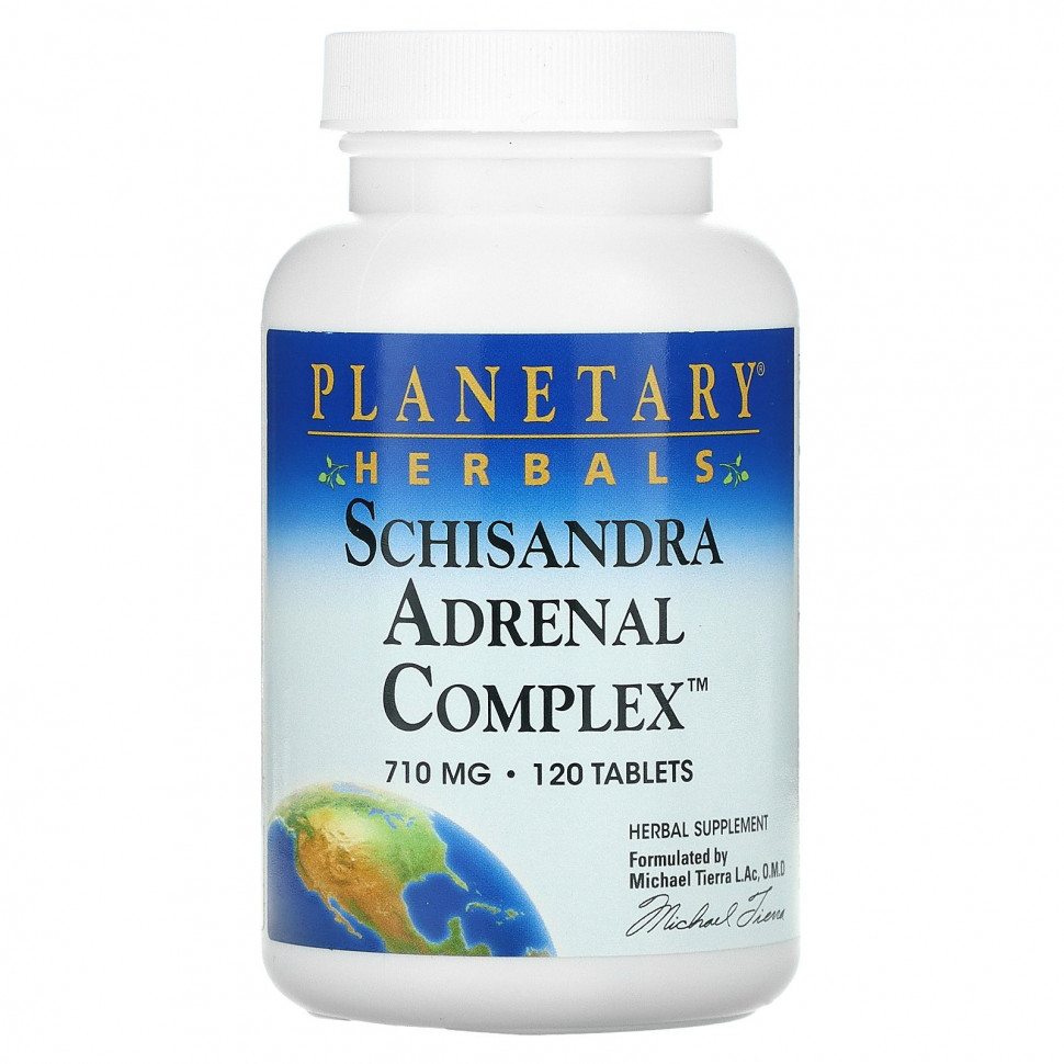   (Iherb) Planetary Herbals, Schisandra Adrenal Complex, 710 , 120     -     , -, 