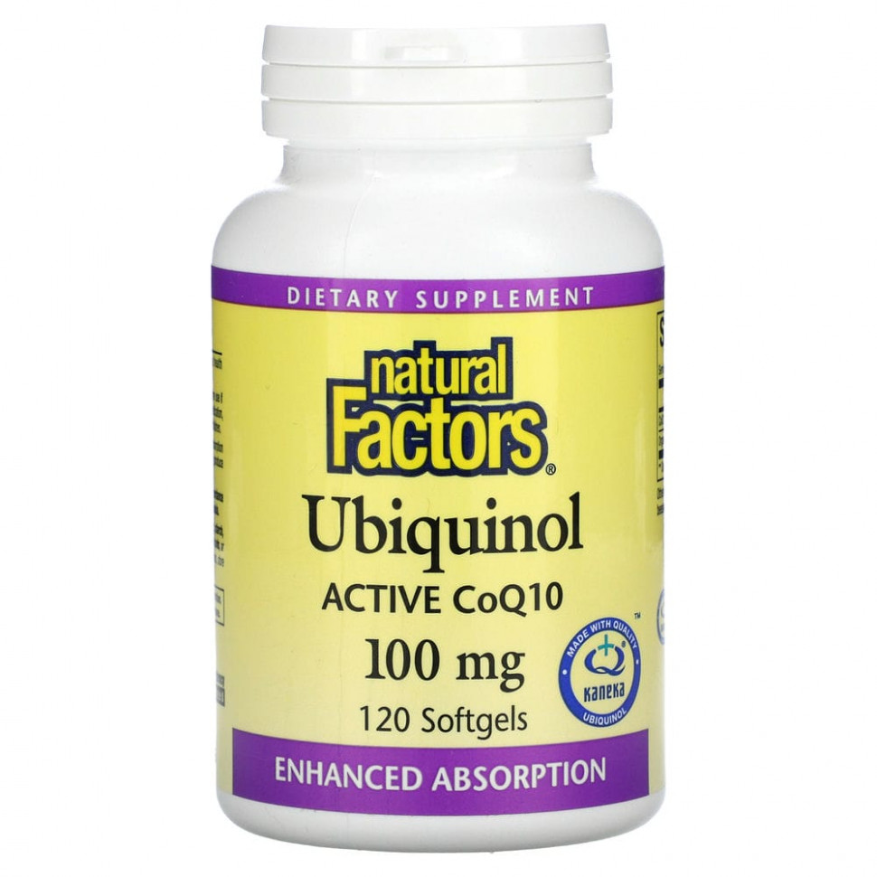   (Iherb) Natural Factors, , QH-  Q10, 100 , 120      -     , -, 