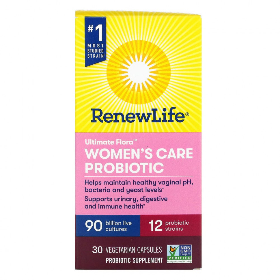 ���� ������ (Iherb) Renew Life, Ultimate Flora, ��������� Women's Care ��� ������, 90 ���� ����� �������, 30 �������������� ������, ������ �� 9000 ���