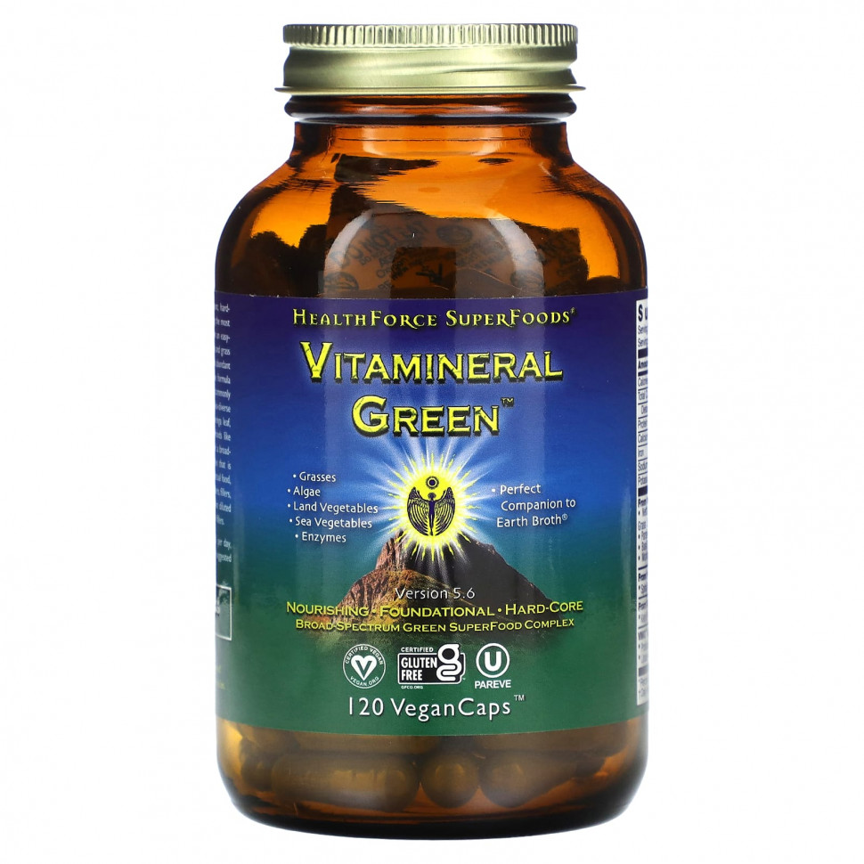   (Iherb) HealthForce Superfoods, Vitamineral Green`` 120      -     , -, 