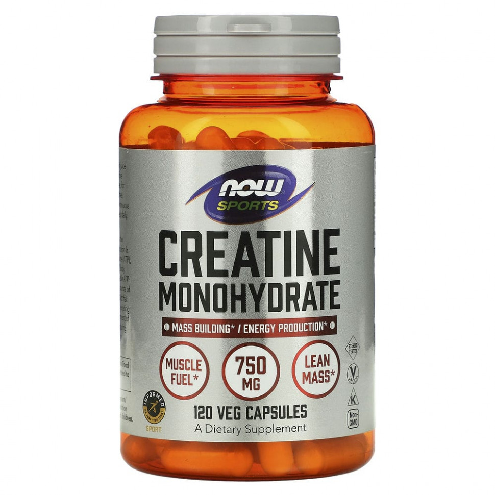 ���� ������ (Iherb) NOW Foods, Sports, ���������� ��������, 750 ��, 120 ������������ ������, ������ �� 1610 ���