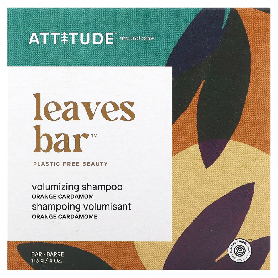   (Iherb) ATTITUDE, Leaves Bar,    ,  , 113  (4 )    -     , -, 