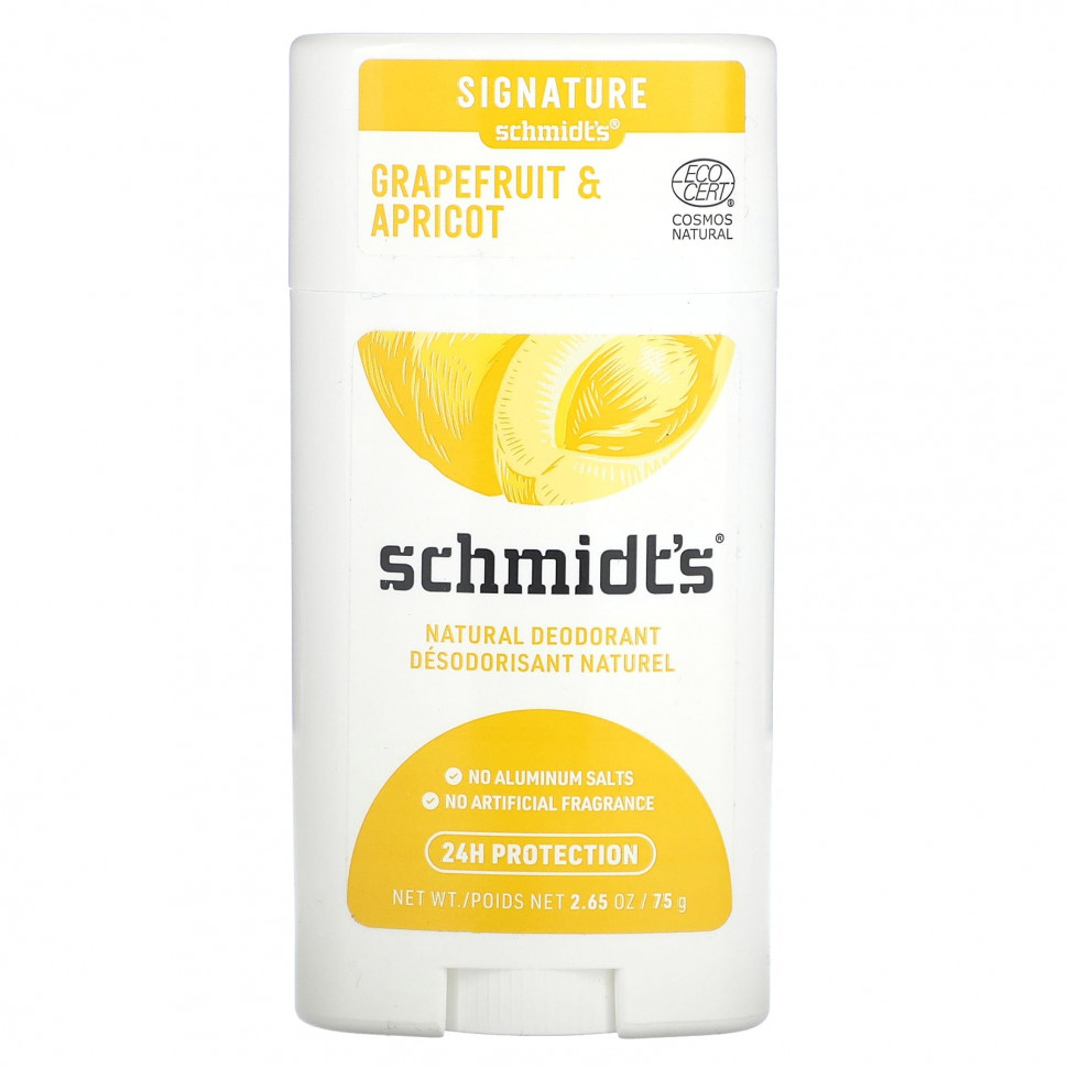 ���� ������ (Iherb) Schmidt's, ����������� ����������, ��������� � �������, 75 � (2,65 �����), ������ �� 2250 ���