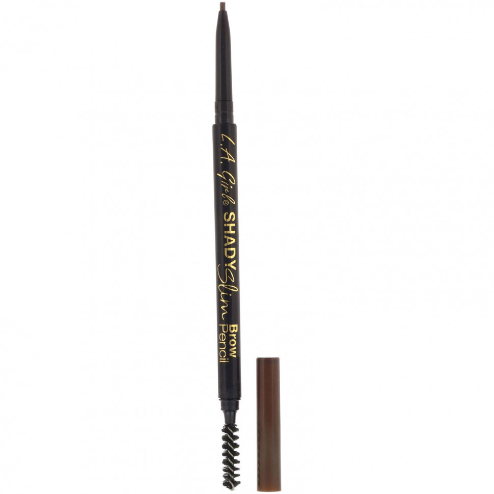   (Iherb) L.A. Girl,    Shady Slim Brow Pencil,  Medium Brown, 0,08     -     , -, 