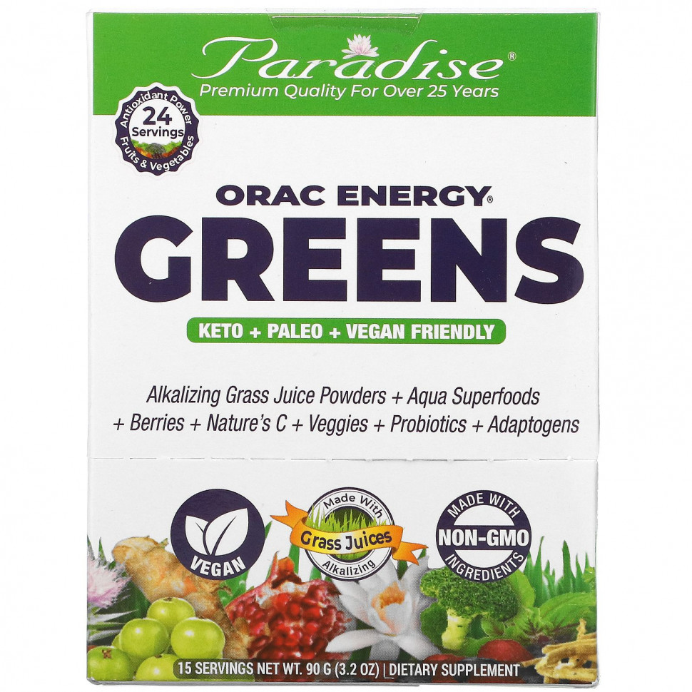 ���� ������ (Iherb) Paradise Herbs, ������� ���� '������� ORAC', 15 ��������� �� 6 �, ������ �� 3760 ���