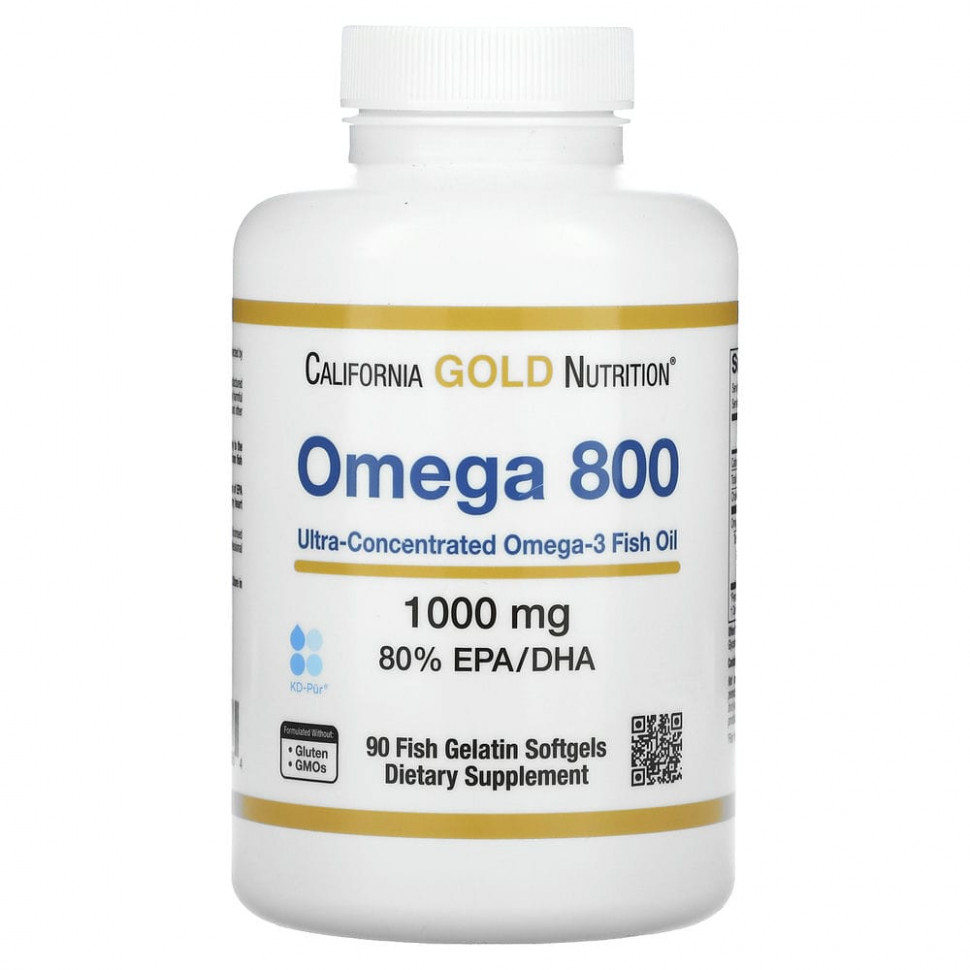 ���� ������ (Iherb) California Gold Nutrition, ����� 800, ����� ��� ���������������� ������� �������, 80% ���/���, � ����� �������������, 1000 ��, 90 �����-����������� ������, ������ �� 3770 ���