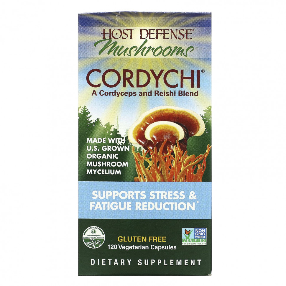   (Iherb) Fungi Perfecti, Host Defense Mushrooms, Cordychi,      , 120      -     , -, 