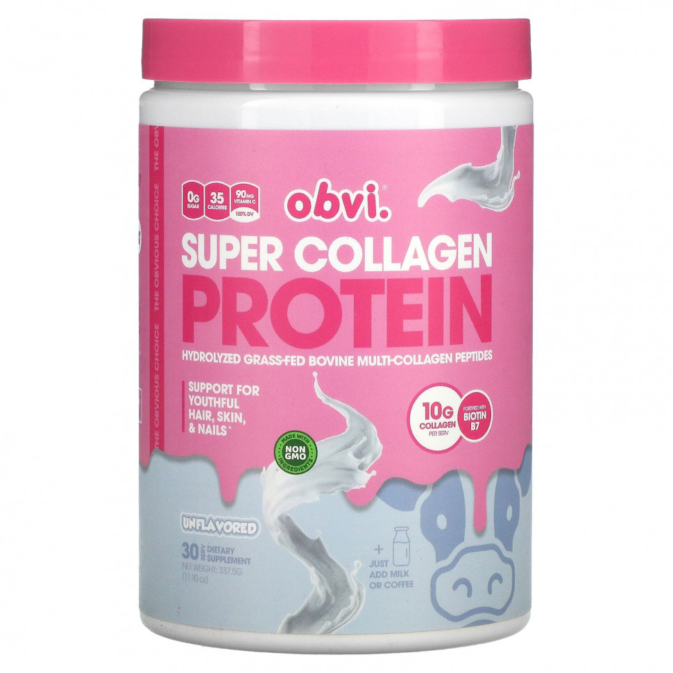   (Iherb) Obvi, Super Collagen Protein,  , 337,5  (11,90 )    -     , -, 