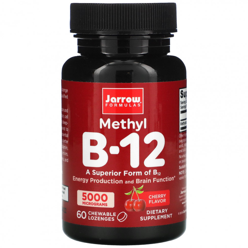   (Iherb) Jarrow Formulas,  B-12,   , 5000 , 60     -     , -, 