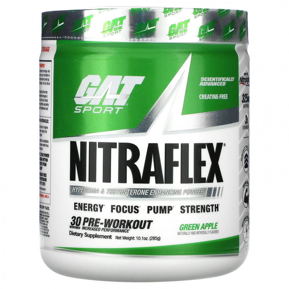 ���� ������ (Iherb) GAT, Sport, NITRAFLEX, ������� ������, 285 � (10,1 �����), ������ �� 6700 ���