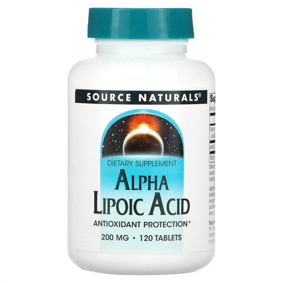 ���� ������ (Iherb) Source Naturals, �����-�������� �������, 200 ��, 120 ��������, ������ �� 3720 ���