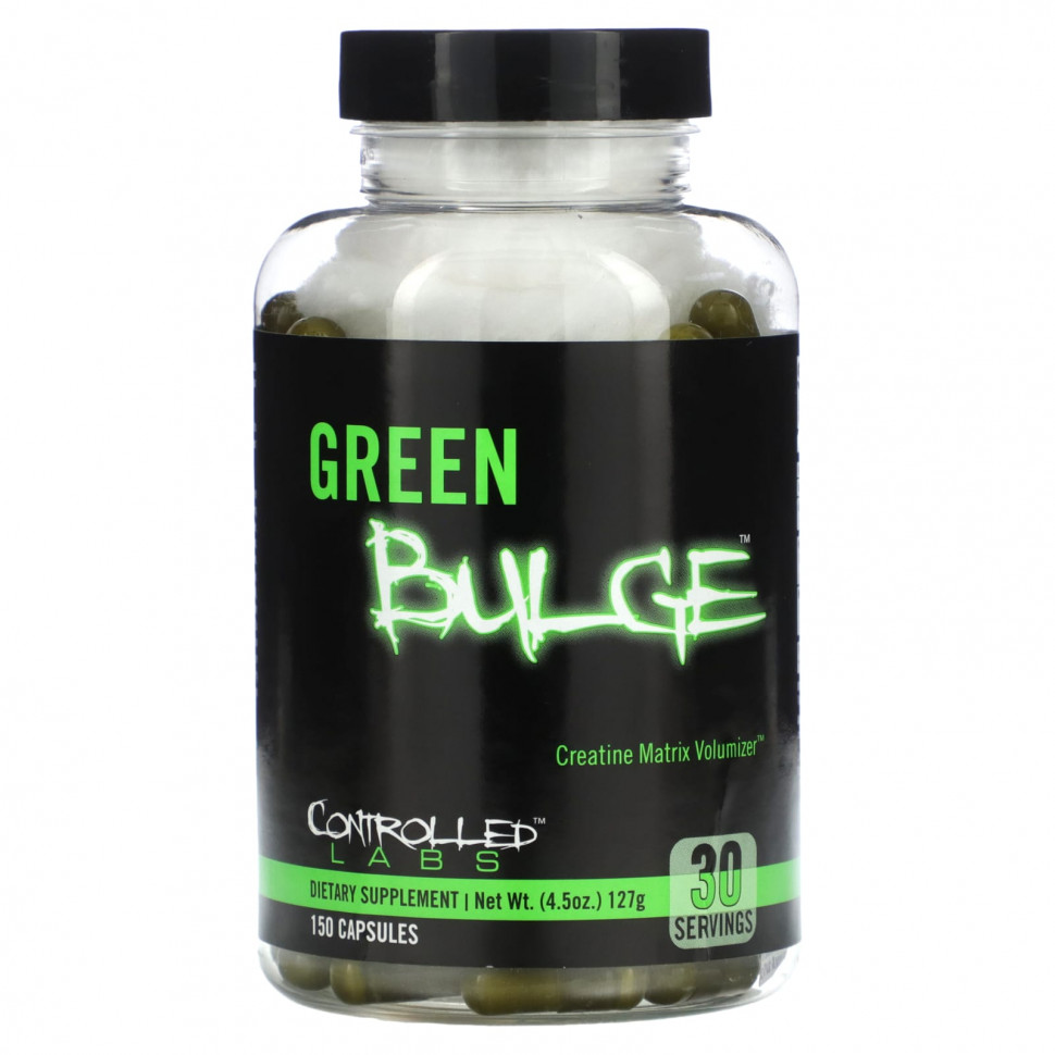   (Iherb) Controlled Labs, Green Bulge, Creatine Matrix Volumizer, 150     -     , -, 