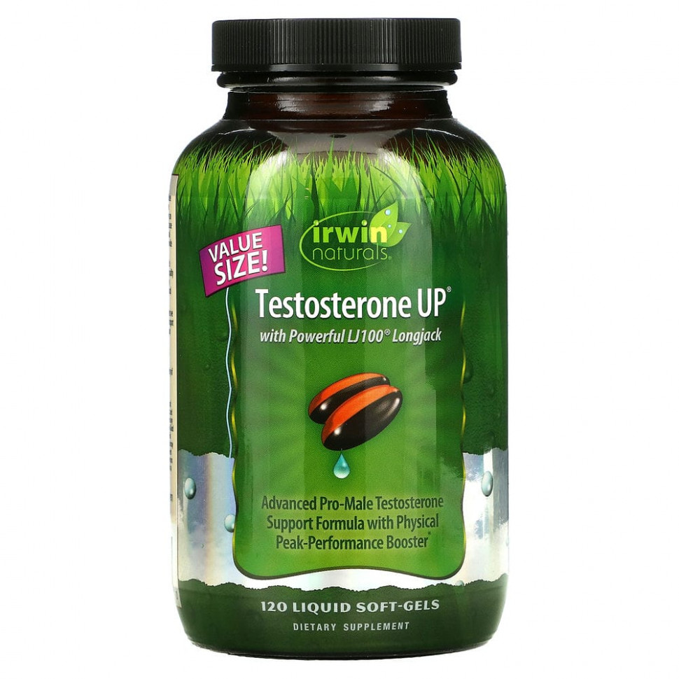 ���� ������ (Iherb) Irwin Naturals, Testosterone UP, �����������, 120 ������ � ���������, ������ �� 11910 ���
