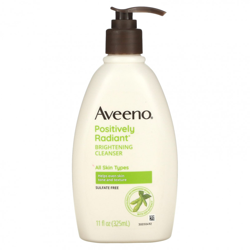 ���� ������ (Iherb) Aveeno, Positively Radiant, ����������� ��������� ��������, 325 �� (11 ����. �����), ������ �� 2720 ���