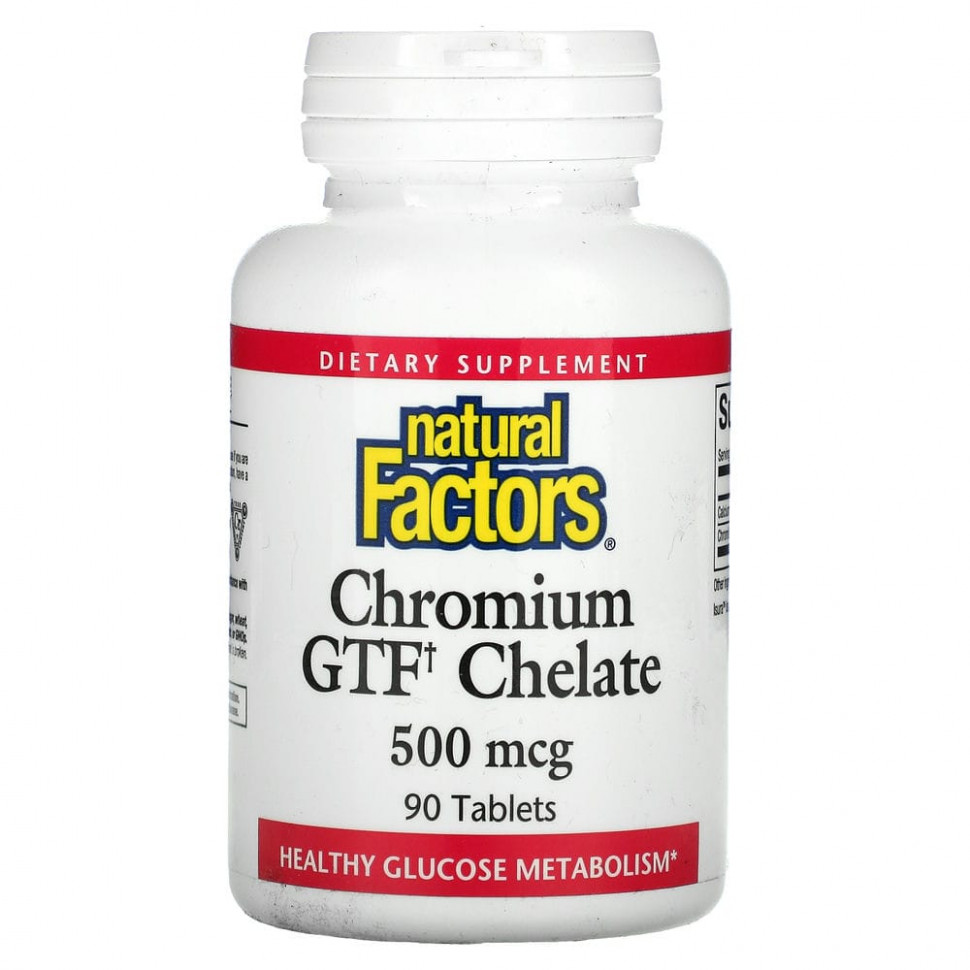   (Iherb) Natural Factors,        (GTF), 500 , 90     -     , -, 