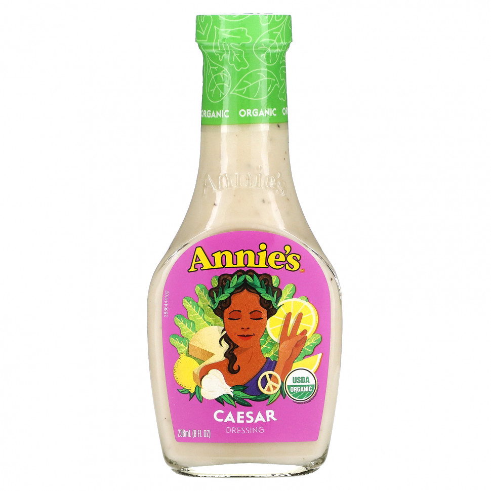   (Iherb) Annie's Homegrown, Organic Caesar Dressing, 8 fl oz (236 ml)    -     , -, 