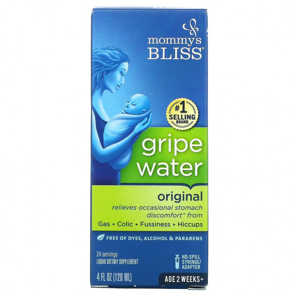 ���� ������ (Iherb) Mommy's Bliss, �������� ����, ������������, ��� ��������� �� 2 ������, 120 �� (4 ����. �����), ������ �� 2890 ���