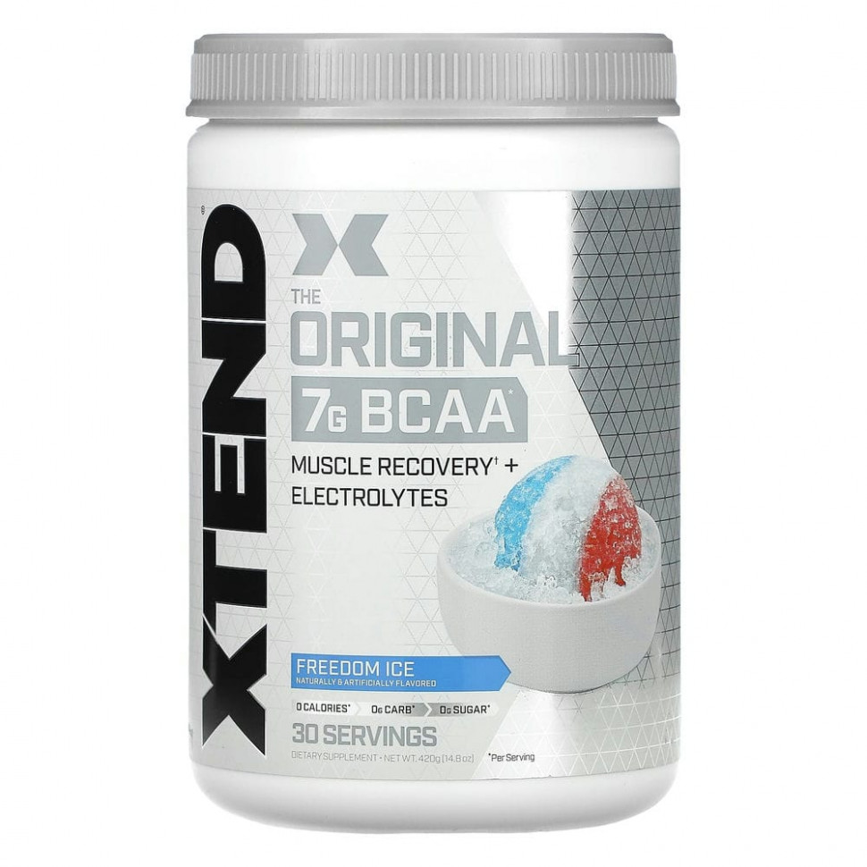 ���� ������ (Iherb) Xtend, The Original, 7 � ����������� � ������������� ����� (BCAA), �� ������ �������� ���������, 420 � (14,8 �����), ������ �� 5540 ���
