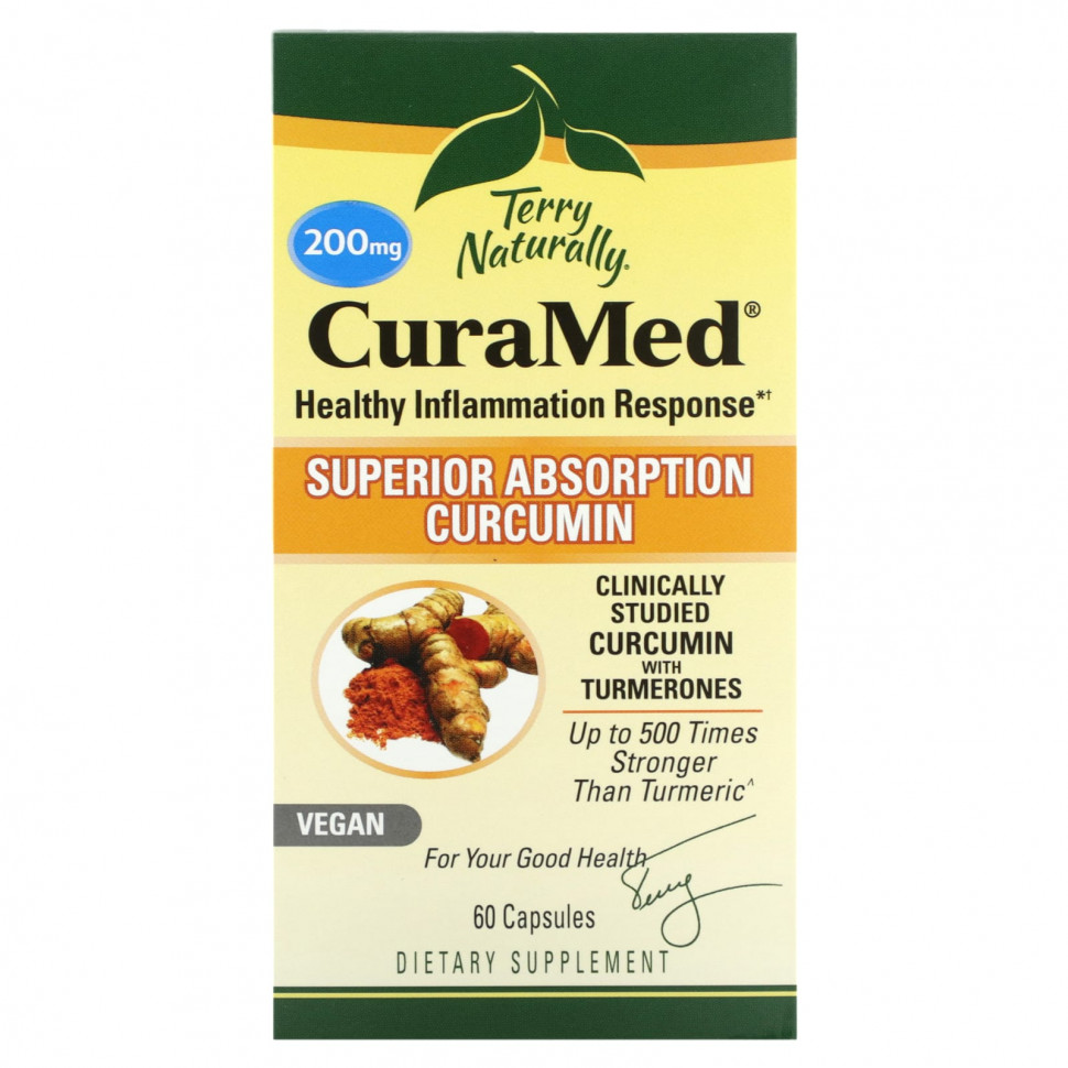   (Iherb) Terry Naturally, CuraMed, 200 , 60     -     , -, 