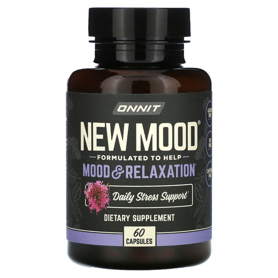   (Iherb) Onnit, New Mood, Mood & Relaxation, 60     -     , -, 