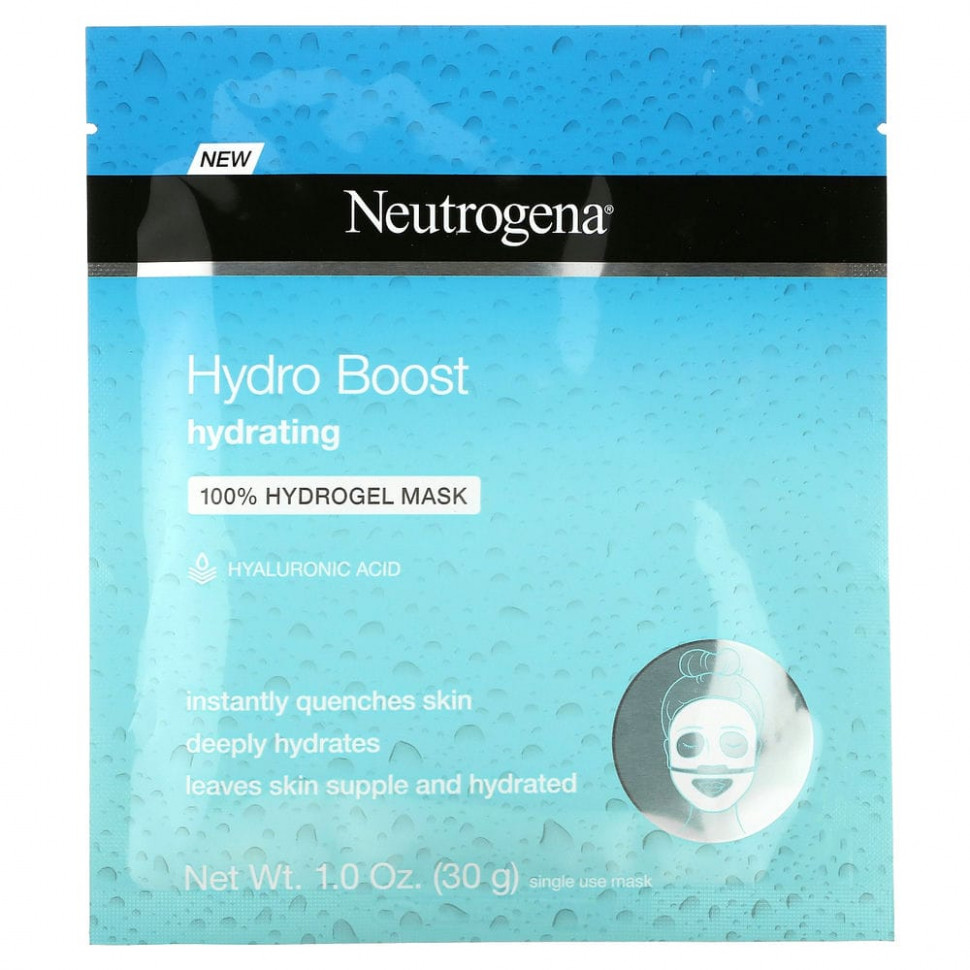���� ������ (Iherb) Neutrogena, Hydro Boost, ����������� ������������� �����, 1 ����� ��� ������������ �������������, 30 � (1,0 �����), ������ �� 600 ���