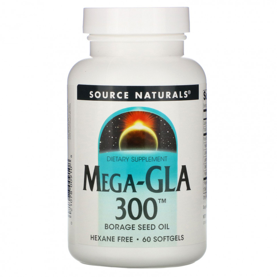 ���� ������ (Iherb) Source Naturals, ����-GLA 300, 60 ������ ������, ������ �� 4740 ���
