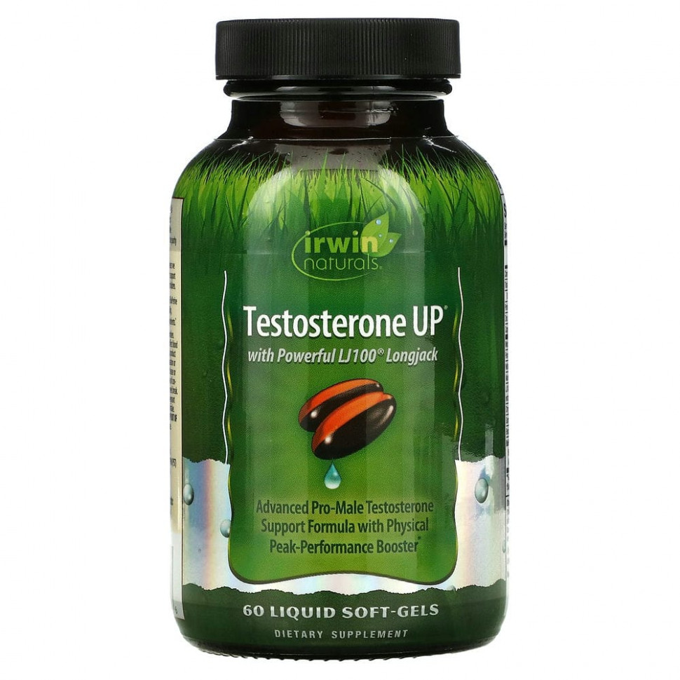 ���� ������ (Iherb) Irwin Naturals, Testosterone UP, 60 ���������� ����������� ������, ������ �� 5470 ���