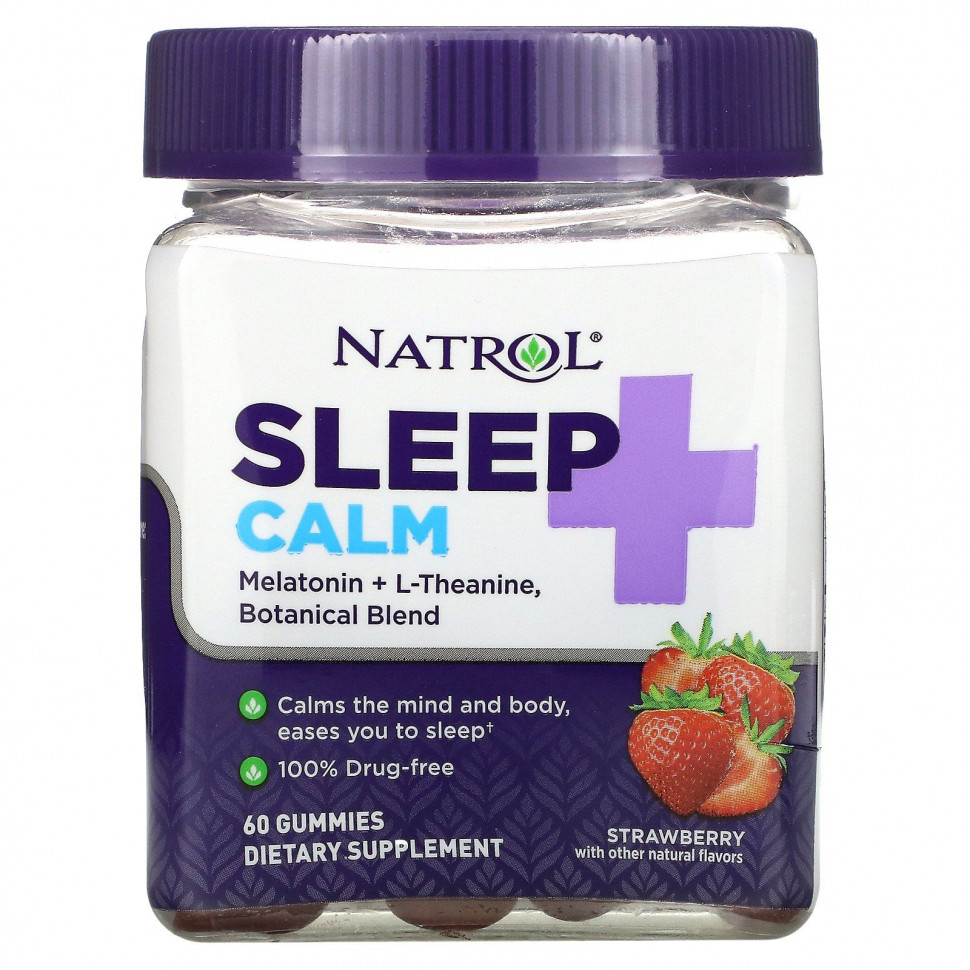   (Iherb) Natrol, Sleep + Calm, , 60      -     , -, 