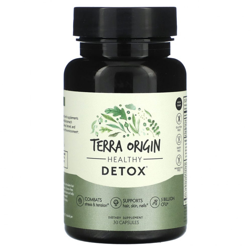 ���� ������ (Iherb) Terra Origin, Healthy Detox, 30 ������, ������ �� 1820 ���