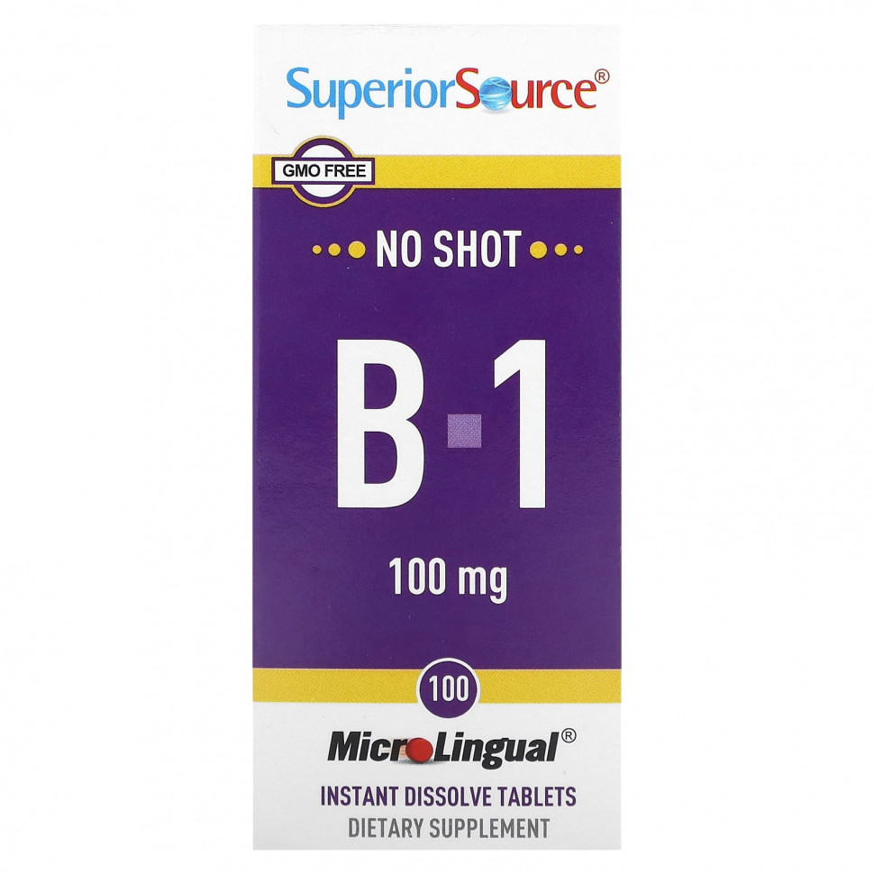   (Iherb) Superior Source,  B-1, 100 , 100      -     , -, 