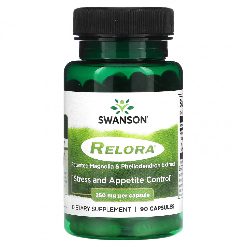 ���� ������ (Iherb) Swanson, Relora, 250 ��, 90 ������, ������ �� 3680 ���