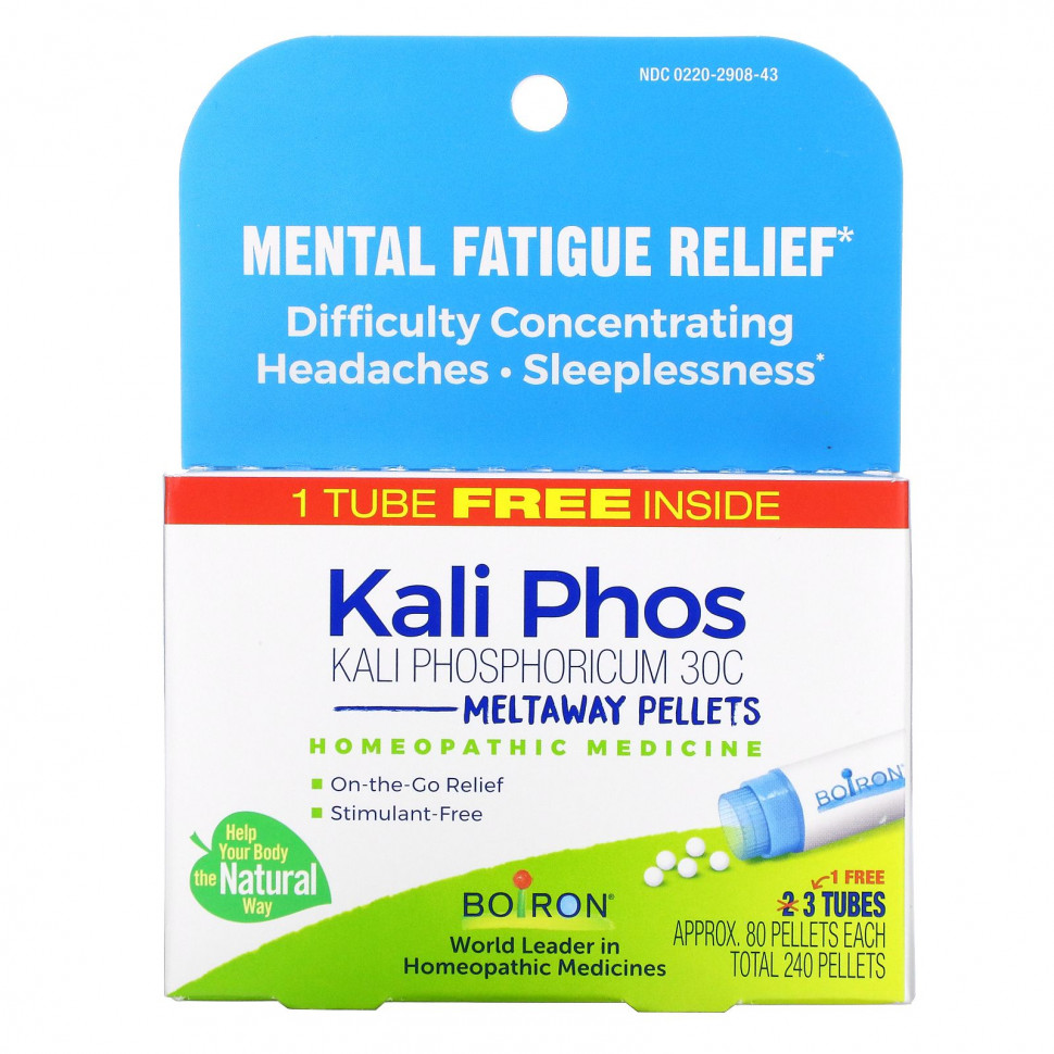   (Iherb) Boiron, Kali Phosphoricum,  Meltaway, 30C, 3 , . 80      -     , -, 