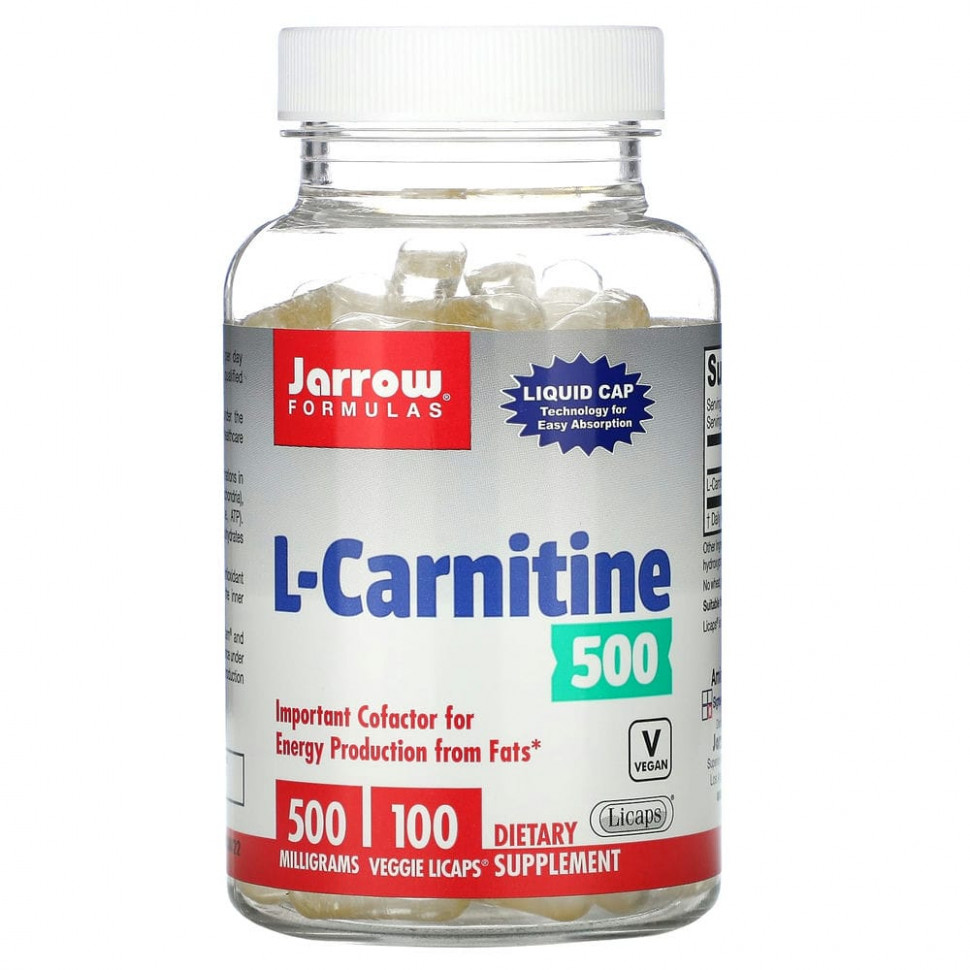 ���� ������ (Iherb) Jarrow Formulas, L-�������� 500, 500 ��, 100 �������������� ������ Licaps, ������ �� 5620 ���