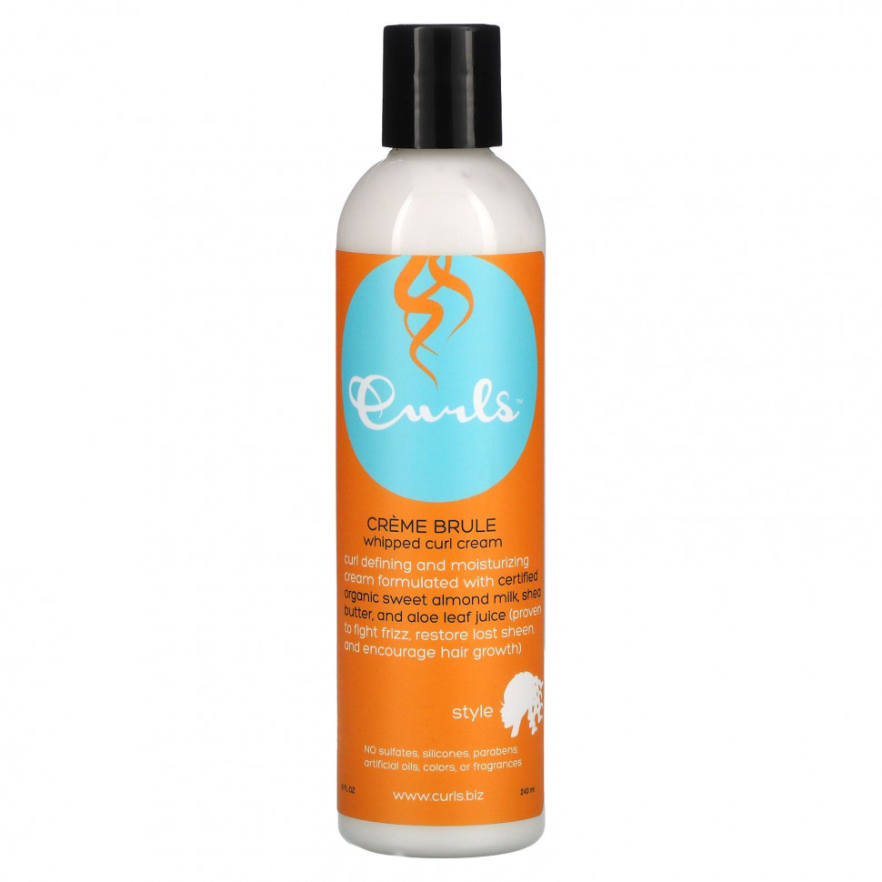 ���� ������ (Iherb) Curls, Whipped Curl Cream, ����-�����, 240 �� (8 ����. �����), ������ �� 2790 ���