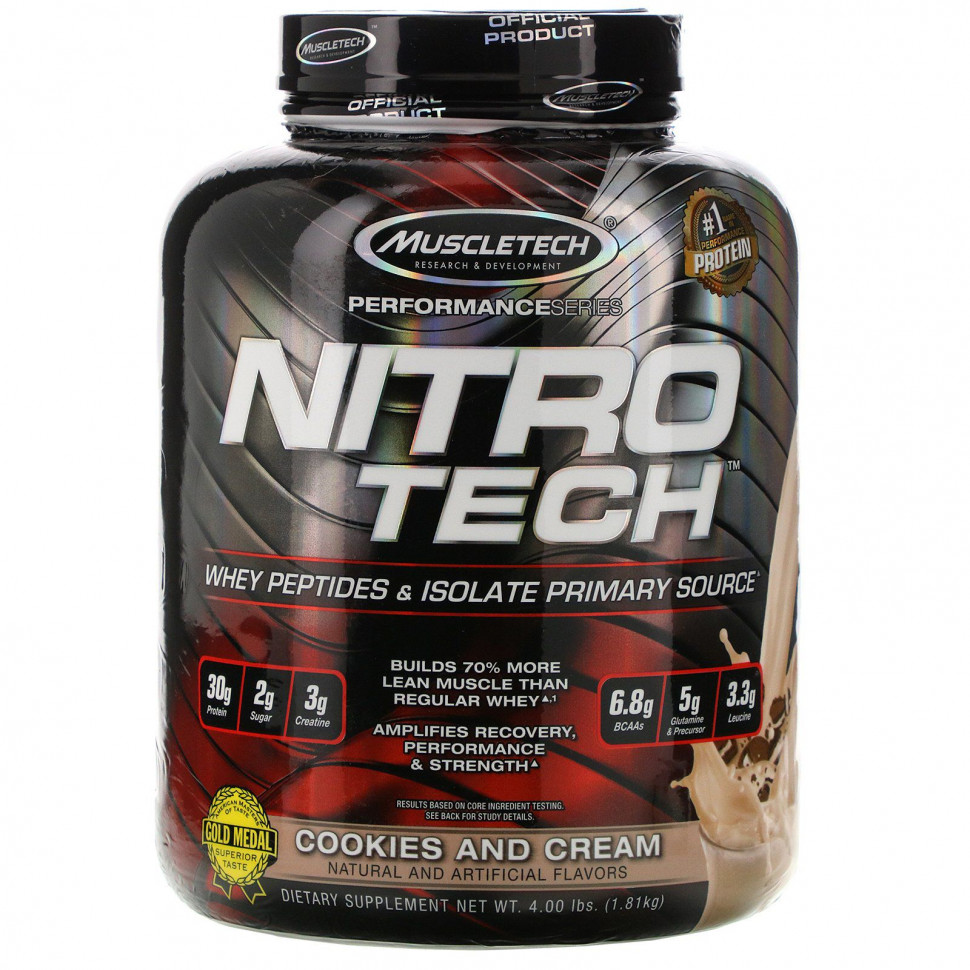   (Iherb) Muscletech, Nitro Tech,   +      ,    , 1,80  (3,97 )    -     , -, 