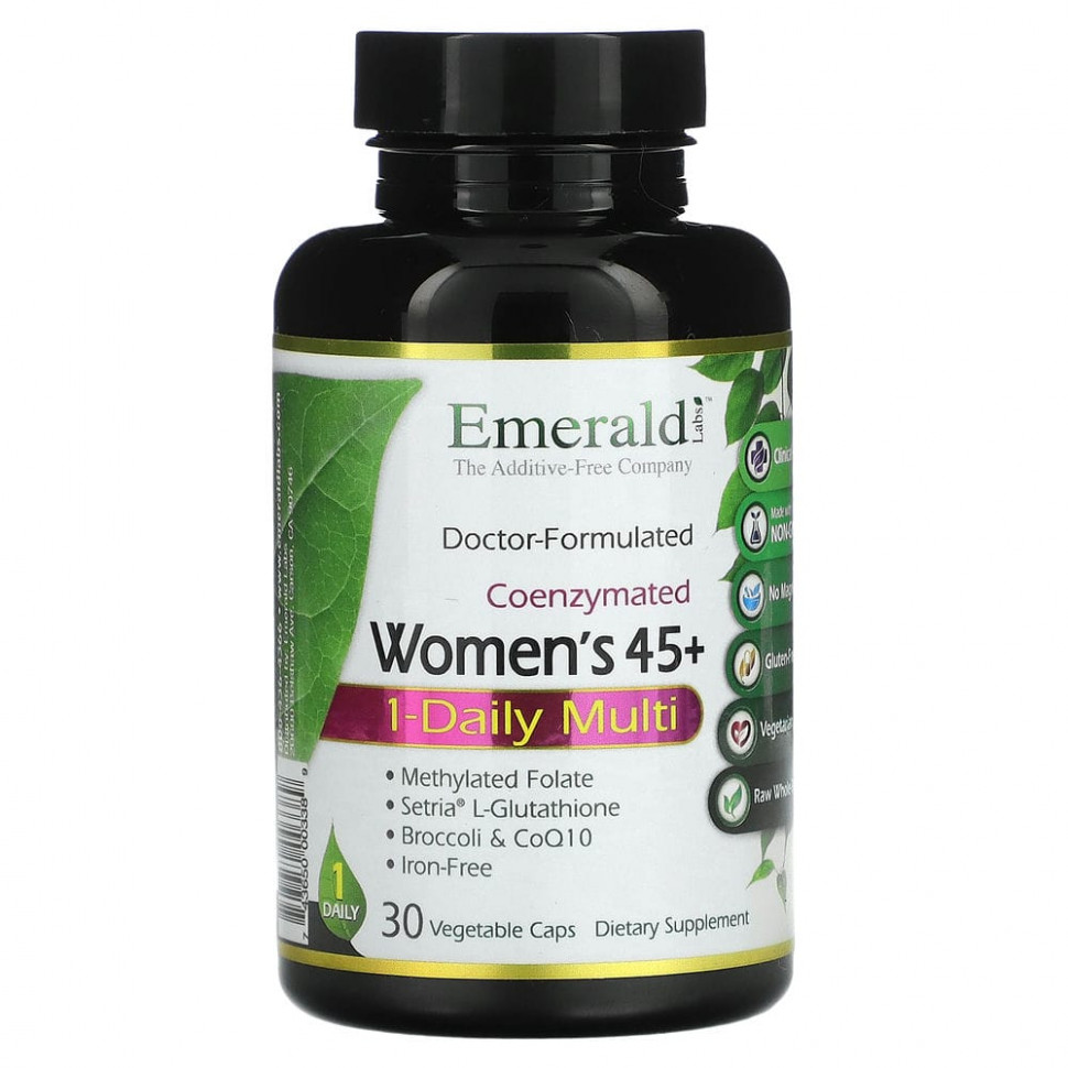 ���� ������ (Iherb) Emerald Laboratories, ���������������� �������� ��� ������ �� 45 ���, ��� ������ 1 ��� � ����, ������������ �������, 30 �������������� ������, ������ �� 3310 ���