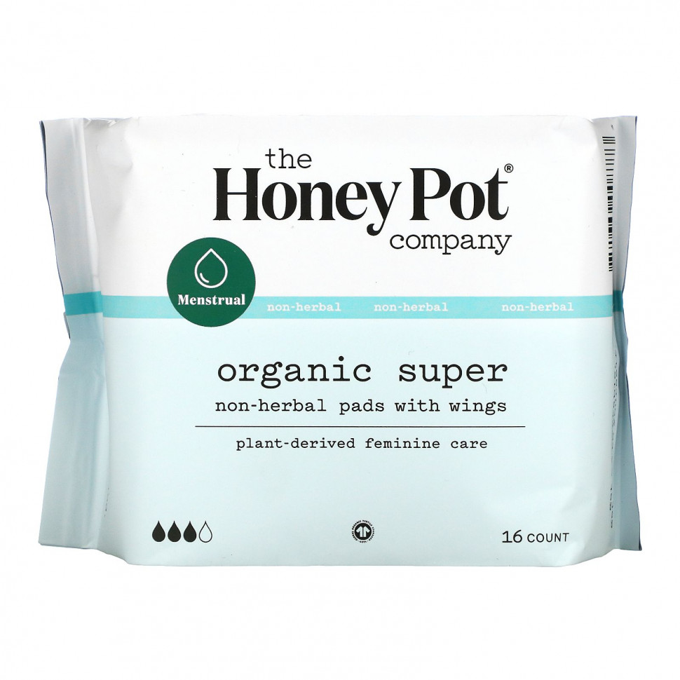   (Iherb) The Honey Pot Company,     , Organic Super, 16 .    -     , -, 