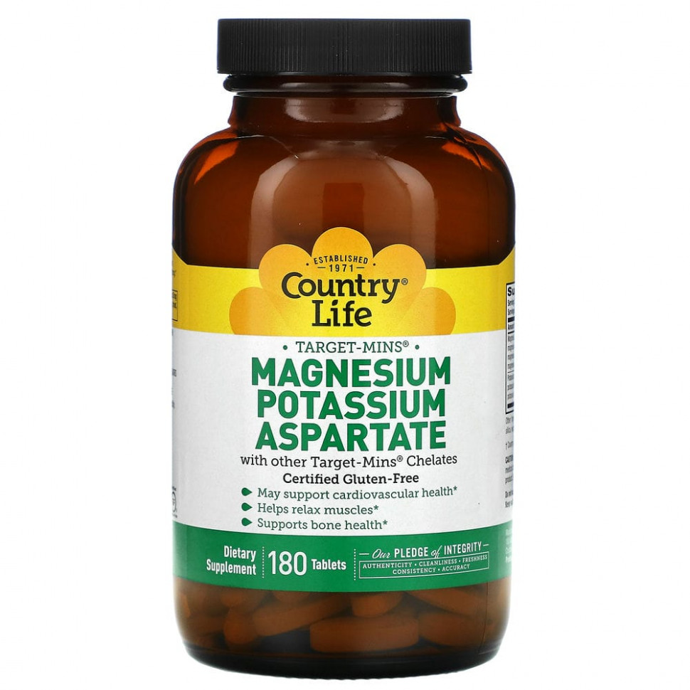 ���� ������ (Iherb) Country Life, Target-Mins, �������� ������ � �����, 180 ��������, ������ �� 4070 ���