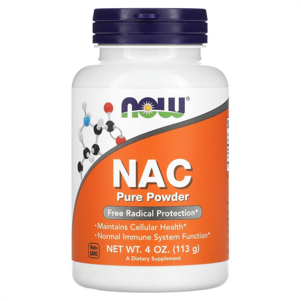   (Iherb) NOW Foods, NAC Pure Powder, 4 oz (113 g)    -     , -, 