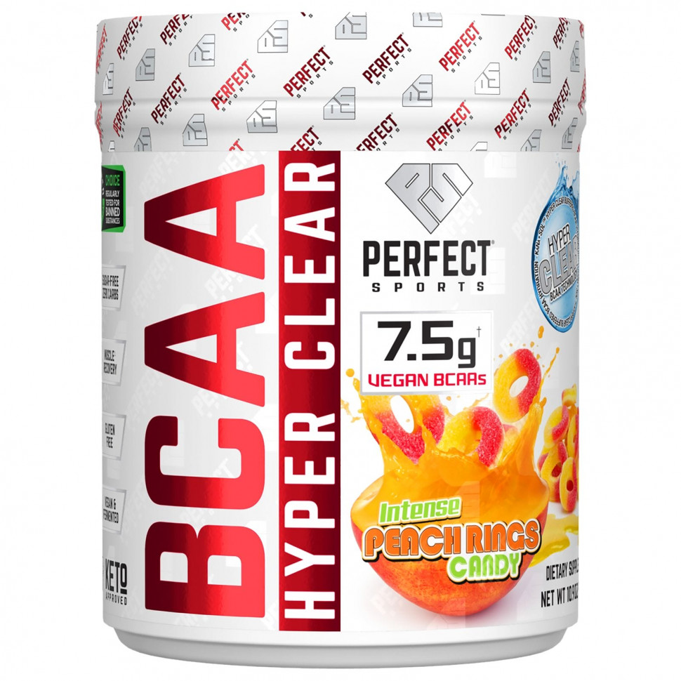 ���� ������ (Iherb) Perfect Sports, BCAA Hyper Clear, ���������� ������ ����������� �����, 310 � (10,9 �����), ������ �� 4760 ���