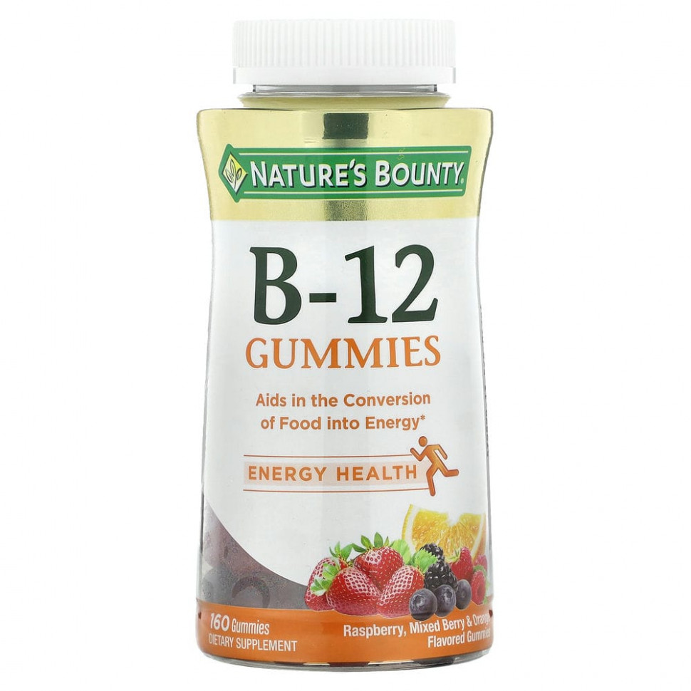   (Iherb) Nature's Bounty,   B-12, ,    , 160      -     , -, 