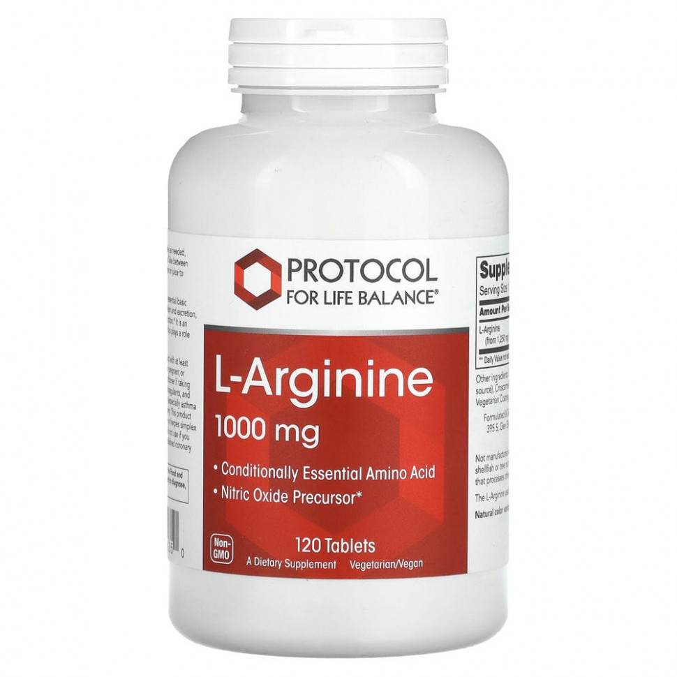   (Iherb) Protocol for Life Balance, L-, 1000 , 120     -     , -, 