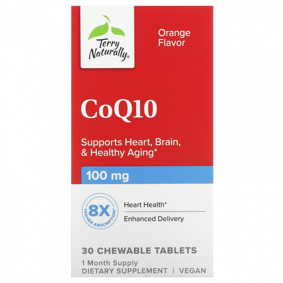 ���� ������ (Iherb) Terry Naturally, CoQ10, ��������, 100 ��, 30 ����������� ��������, ������ �� 4630 ���