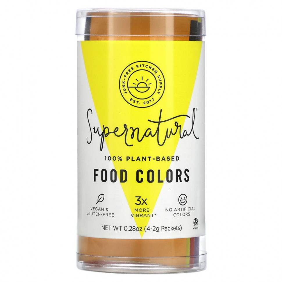���� ������ (Iherb) Supernatural Kitchen, ������� ��������� �� 100% ������������ ������, 4 �������� �� 2 � (0,28 �����), ������ �� 2140 ���