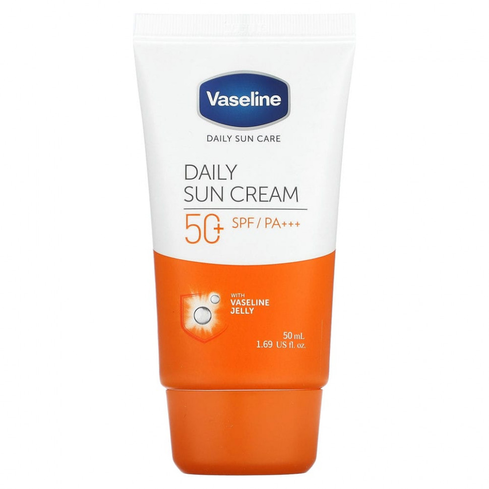 ���� ������ (Iherb) Vaseline, Daily Sun Care, ���������� �������������� ����, SPF 50+ PA +++, 50 �� (1,69 ����. �����), ������ �� 3190 ���