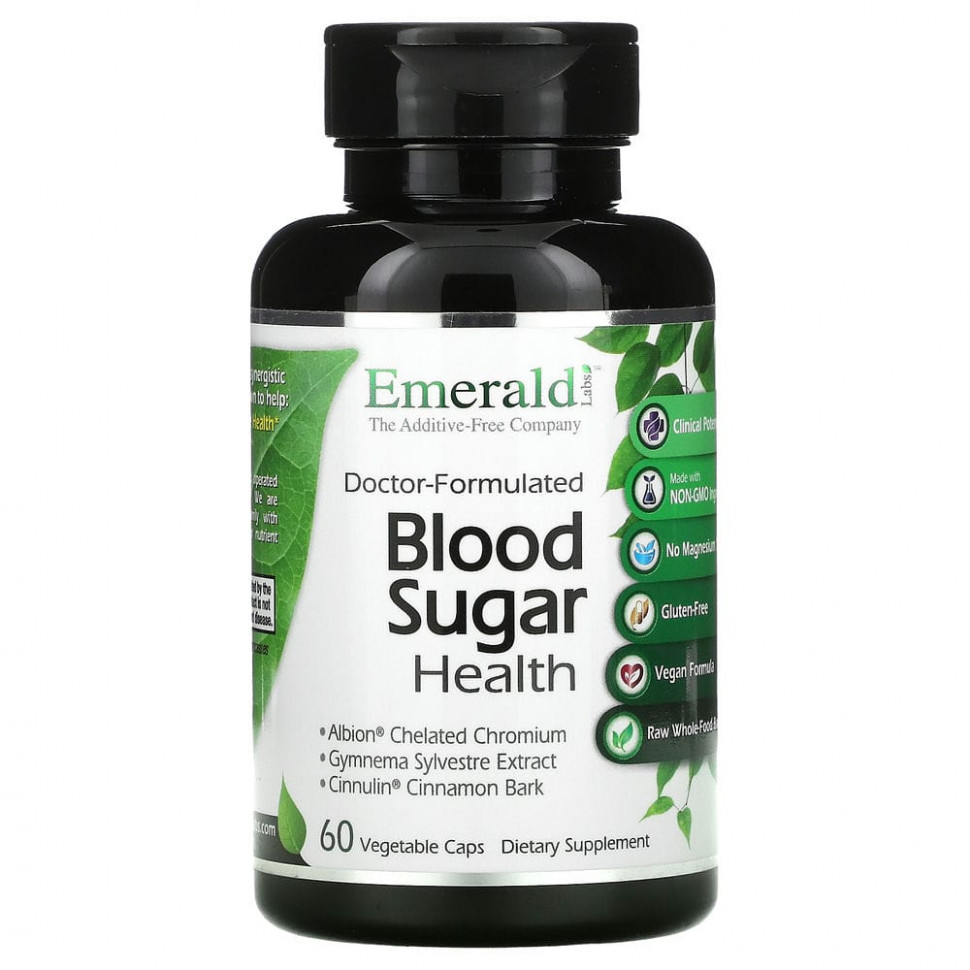   (Iherb) Emerald Laboratories, Blood Sugar Health, 60      -     , -, 